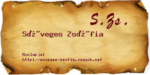 Süveges Zsófia névjegykártya